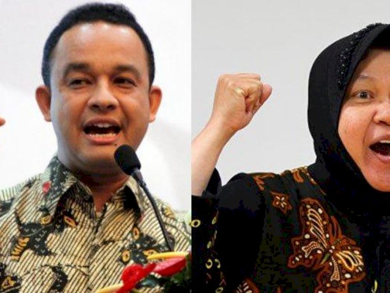 Risma Diprediksi Tantang Anies Baswedan di Pilkada DKI
