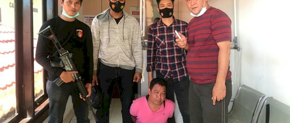 Penangkapan pelaku aerta barang bukti.