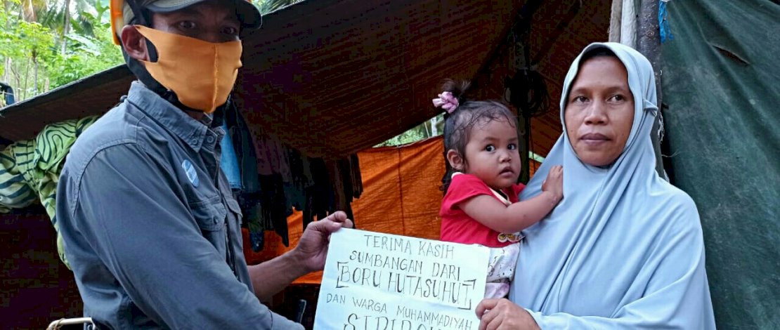 Bantuan warga Sipirok, Sumatera Utara, sudah sampai ke korban gempa Sulbar.