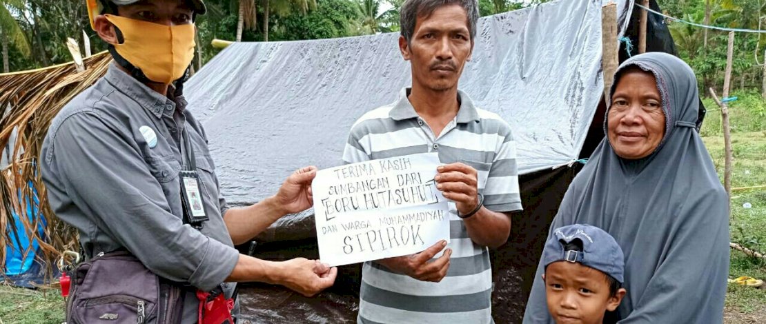 Bantuan warga Sipirok, Sumatera Utara, sudah sampai ke korban gempa Sulbar.