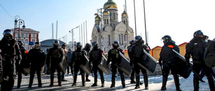 Ribuan Orang Rusia Berdemo Menuntut Pembebasan Alexei Navalny