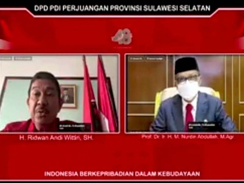DPD PDI Perjuangan Sulsel Gelar Webinar Ketahanan Pangan