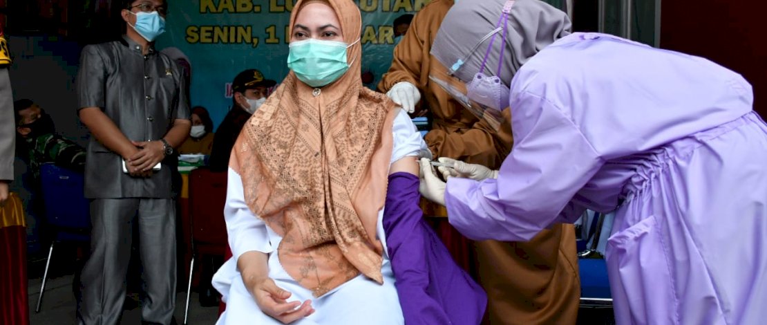 Proses Screening Lancar, IDP Jadi Penerima Pertama Vaksin Covid-19 di Luwu Utara