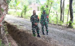 Dandim 1405/Mlts Tinjau Pelaksanaan Pra TMMD Tahun 2021