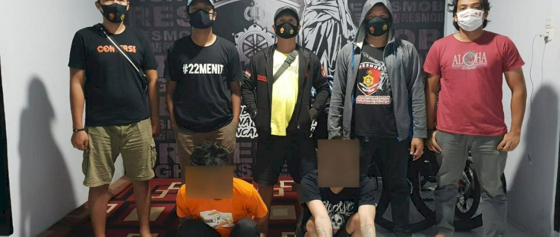 Pelaku penganiayaan ditangkap Resmob Polres Pinrang. 