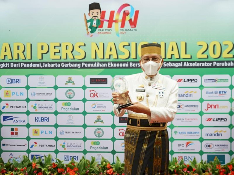 Perayaan HPN 2021, Wali kota Parepare Terima Penghargaan dari PWI Pusat