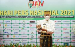Perayaan HPN 2021, Wali kota Parepare Terima Penghargaan dari PWI Pusat