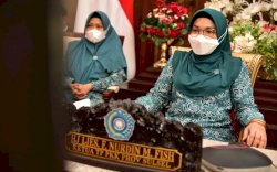 Lies F Nurdin Resmikan Taman Bermain dan Olahraga Makkatang Dg Sibali Takalar