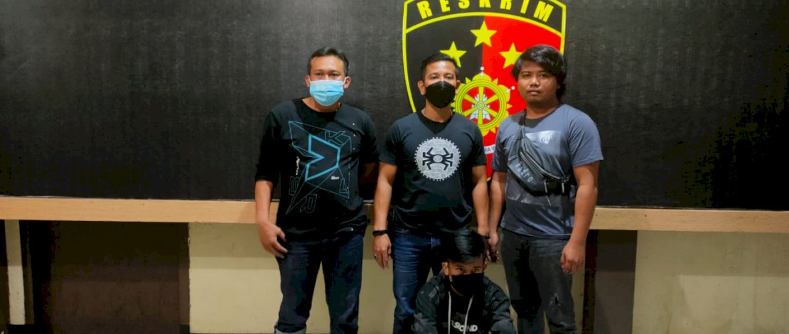 Pelaku penganiayaan saat dibekuk Resmob Satreskrim Polres Palopo.