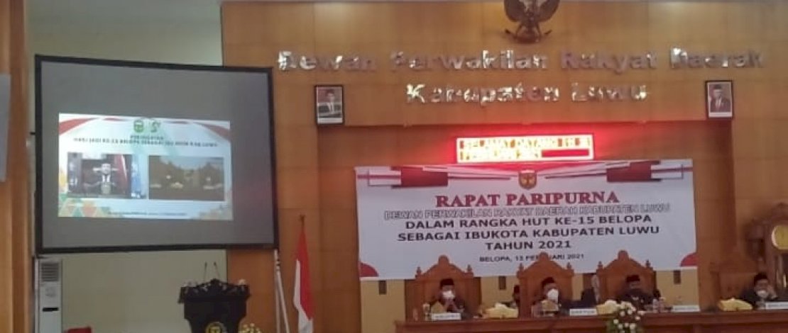 Suasana peringatan hari jadi ke-15 Belopa.