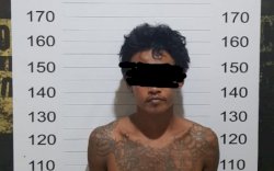 Pria Bertato di Makassar Ditangkap Usai Mencuri Motor