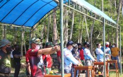 Danyon C Pelopor Ikut Berpartisipasi Lomba Menembak Eksekutif di Kabupaten Bulukumba