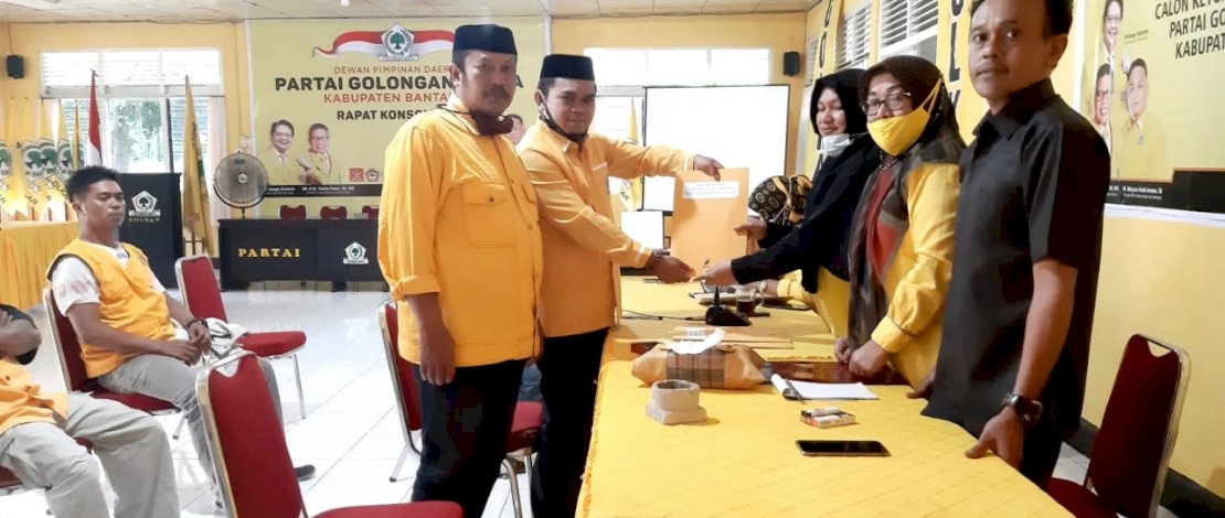 Pendaftaran Bacalon Ketua Golkar Bantaeng Ditutup, Meyrza Pendaftar Tunggal Pendaftaran Bacalon Ketua Golkar Bantaeng Ditutup, Meyrza Pendaftar Tunggal