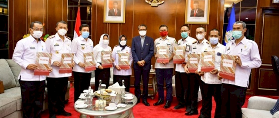 Nurdin Abdullah Serahkan 10 SK PLH Bupati di Sulsel