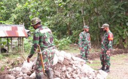 TMMD Ke-110 di Parepare, Material Drainase di Bacukiki Barat Sudah Didrop