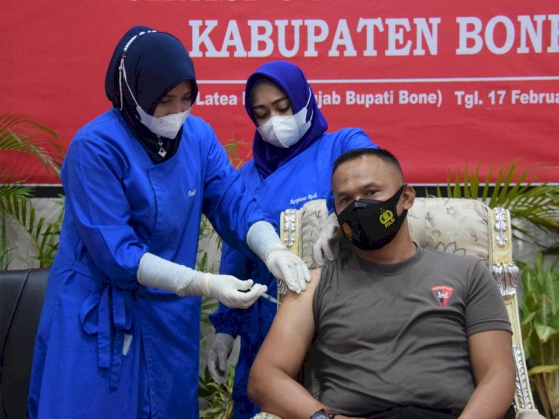 Vaksinasi Covid 19 Tahap ke 2 Digelar, Ini Yang Dirasakan Oleh Danyon C Pelopor