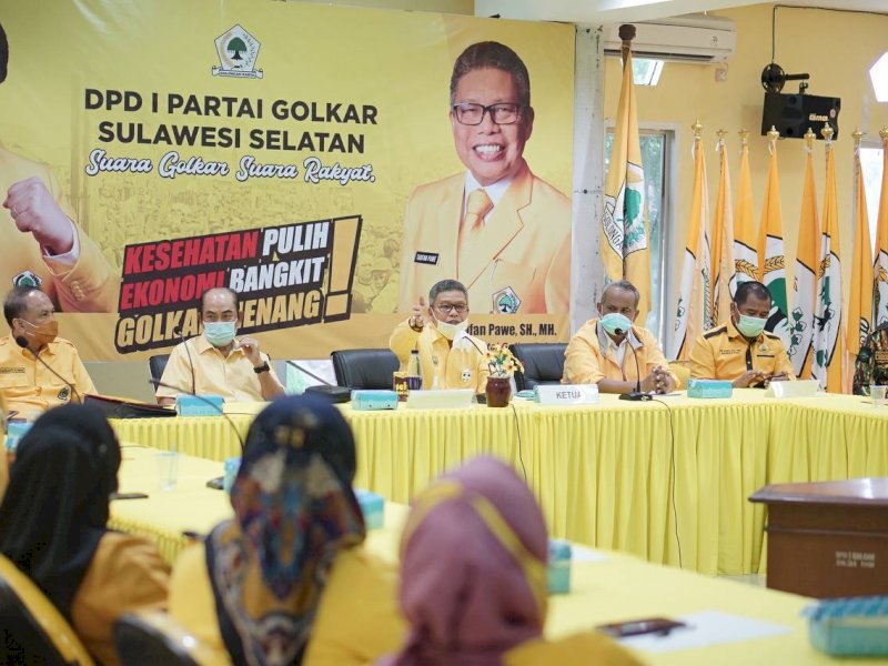 Bahas Musda Golkar Makassar, Ini Harapan Taufan Pawe untuk Ketua Baru