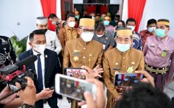 Gubernur Sulsel Ajak Masyarakat Sidrap Kawal Program Infrastruktur 2021