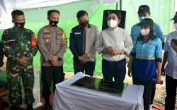 Dandim 1405/Mallusetasi Letakkan Batu Pertama Tempat Pengelolaan Limbah B3