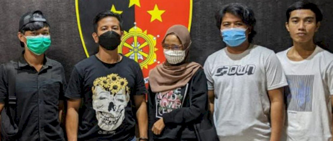 MIP saat diamankan polisi.