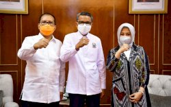 Bantah Tak Harmonis, DP - Fatma Silaturahmi ke Nurdin Abdullah Jelang Pelantikan