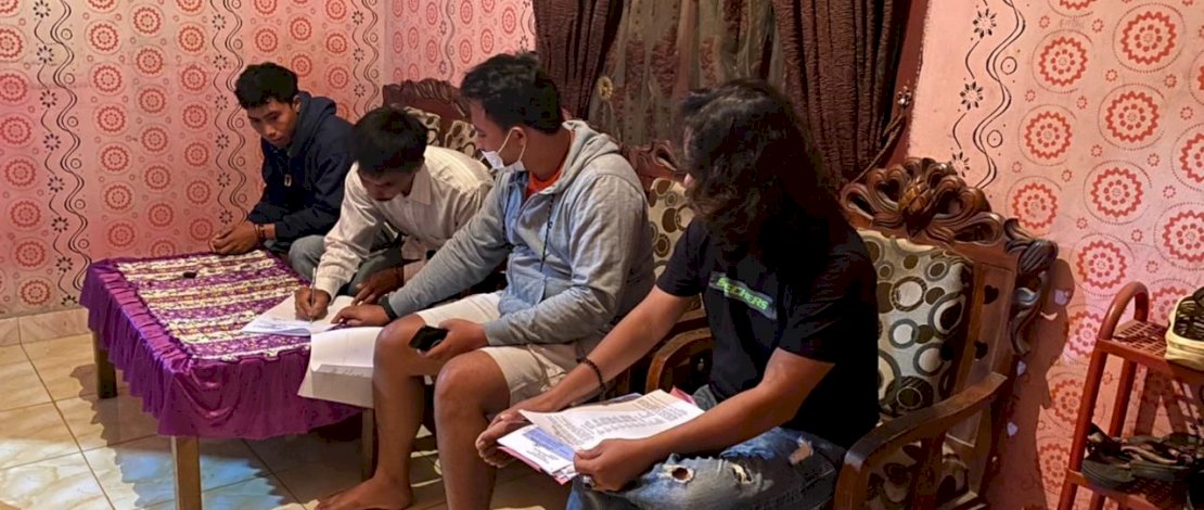 Proses penangkapan pelaku penganiayaan di Luwu.