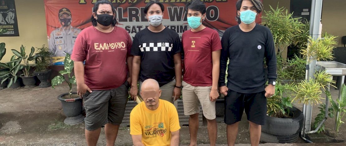 Pelaku penganiayaan di Wajo, dibekuk Resmob Polres Wajo.