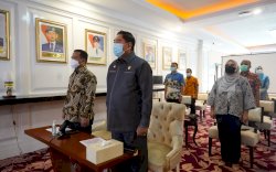 Rapat Dengan Menteri PPN, Sekprov dan Wagub Sulsel Dukung Arah Kebijakan Pemerintah Tahun 2022