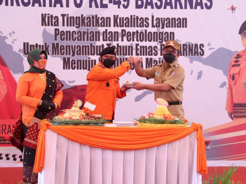 Danny Beber Program Makassar Recover di Hari Jadi Basarnas