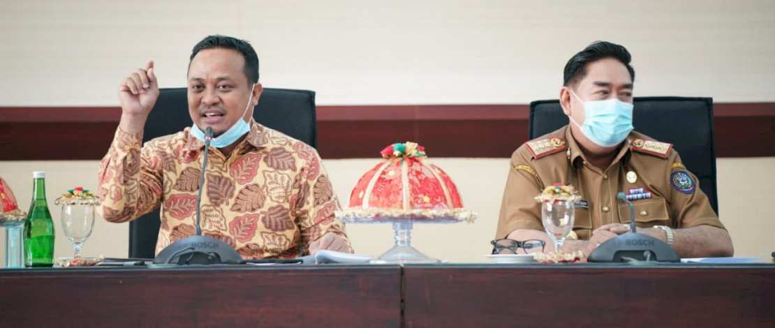 Suasana coffee morning dengan Plt Gubernur Sulsel, Andi Sudirman Sulaiman.