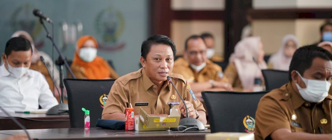 Suasana coffee morning dengan Plt Gubernur Sulsel, Andi Sudirman Sulaiman.