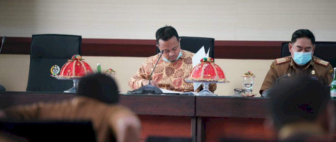 Suasana coffee morning dengan Plt Gubernur Sulsel, Andi Sudirman Sulaiman.