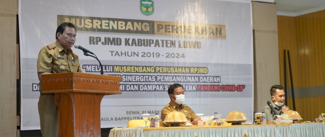 Sekda Resmi Buka Musrenbang RPJMD Kabupaten Luwu Tahun 2019-2024