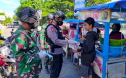 Batalyon C Pelopor, Kodim 1407 Bone Dan Satpol-PP Patroli Bersama Imbau Masyarakat Disiplin Prokes