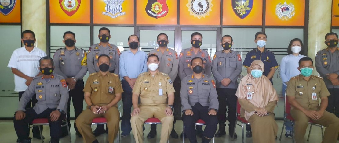 Kapolres Pangkep Sambut Bupati dan Wakil Bupati Terpilih