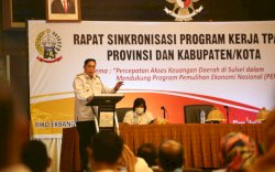 Sekprov Sulsel Hadiri Rapat Sinkronisasi Program TPKAD Provinsi dan Kabupaten/ Kota