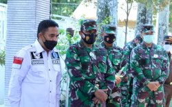 Wabup Dampingi Danlantamal VI/Makassar survey lokasi pembangunan Pos AL