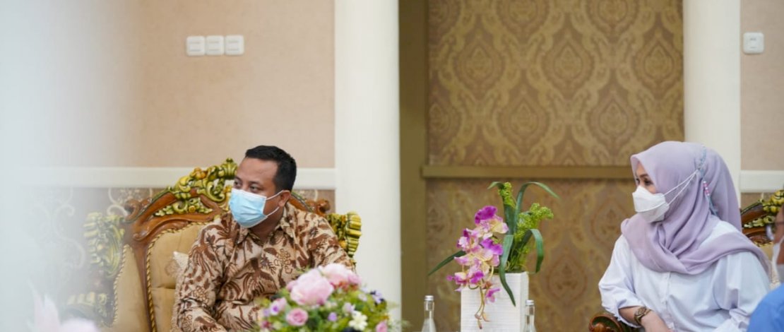 Pelaksana Tugas (Plt) Gubernur Sulawesi Selatan (Sulsel), Andi Sudirman Sulaiman, menemui Pimpinan DPRD Sulsel, di Rumah Jabatan Ketua DPRD Sulsel, di Jalan Ratulangi, Makassar, Rabu (3/3/2021).
