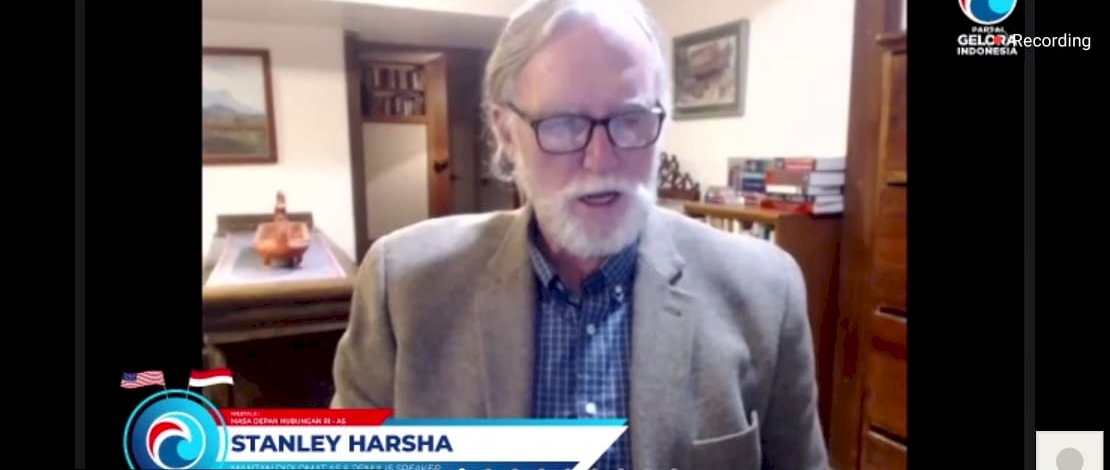 Mantan diplomat Amerika Serikat (AS), Stanley Harsha.