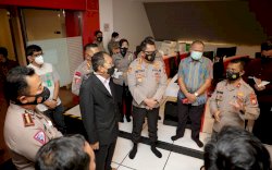 Dukung Tilang Elektronik, Wali Kota Danny Temani Wakapolda Sulsel Tinjau War Room 