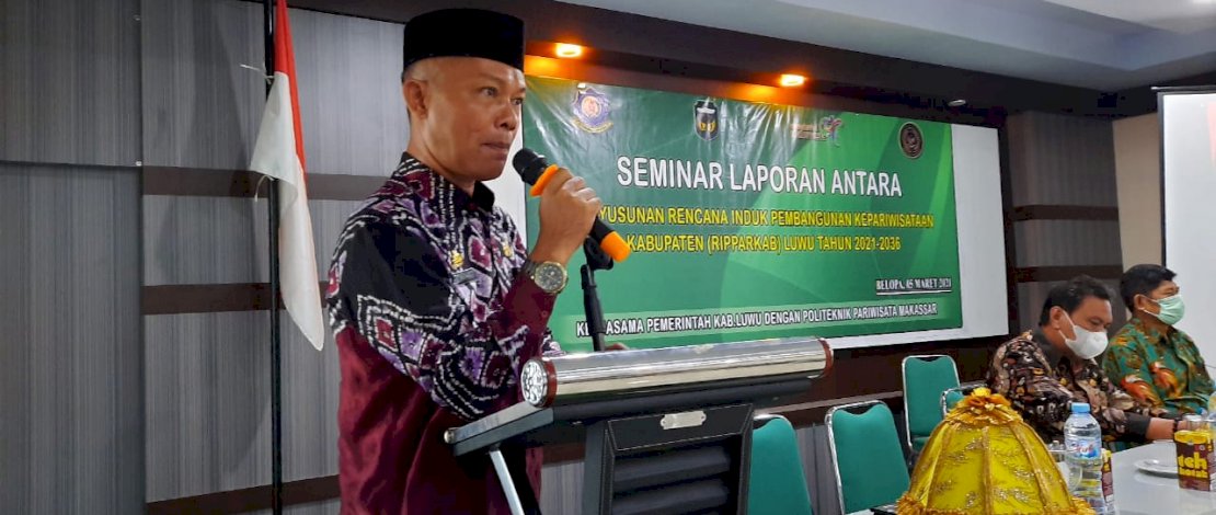 Genjot Destinasi Wisata, Dikpar Gelar Seminar Penyusunan Ripparkab Luwu