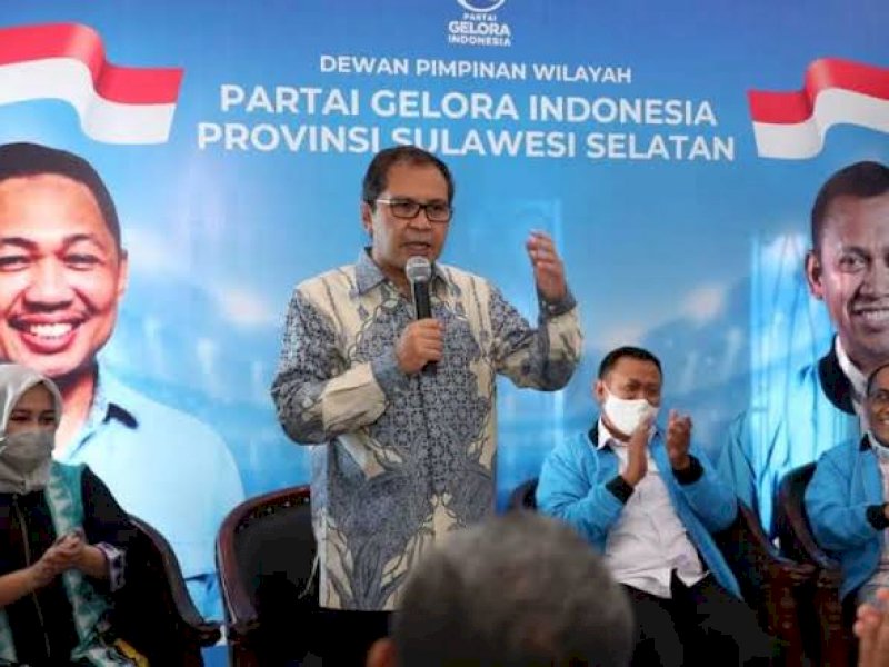 Danny Pomanto Akan Bicara Kepemimpinan di Rakorwil Gelora Sulsel