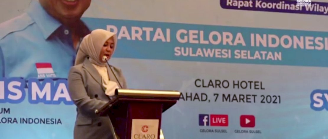 Partai Gelora Sulsel  Goda Wawali Fatmawati Rusdi Bergabung