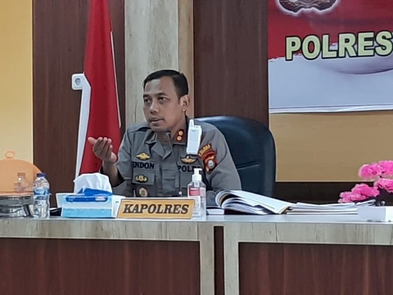 Pimpin Operasi Yustisi, Kapolres Pangkep: untuk Cegah Penyebaran Covid-19