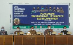 Vaksinasi Tahap Kedua, Gugus Covid-19 Luwu Sosialisasi Bagi Pelayan Publik