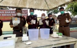 Narkoba Senilai Rp3 Miliar Diblender Kejari Sidrap