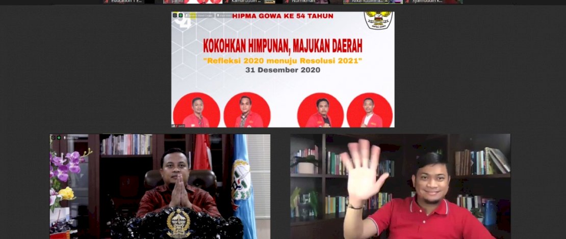 Milad Ke-54 Tahun, Bupati Adnan Ajak HIPMA Gowa Berkontribusi Majukan Daerah
