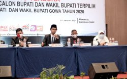 KPU Gowa Tetapkan Adnan-Kio Sebagai Bupati dan Wakil Bupati Terpilih Periode 2021-2026