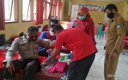 Polri dan ASN Gowa Sumbang 50 Kantong Darah