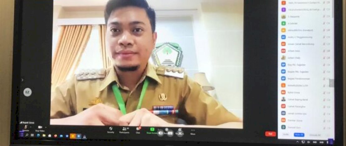 Dapat Jatah2.155 Dosis Vaksin, Bupati Gowa Vicon dengan Mendagri 
